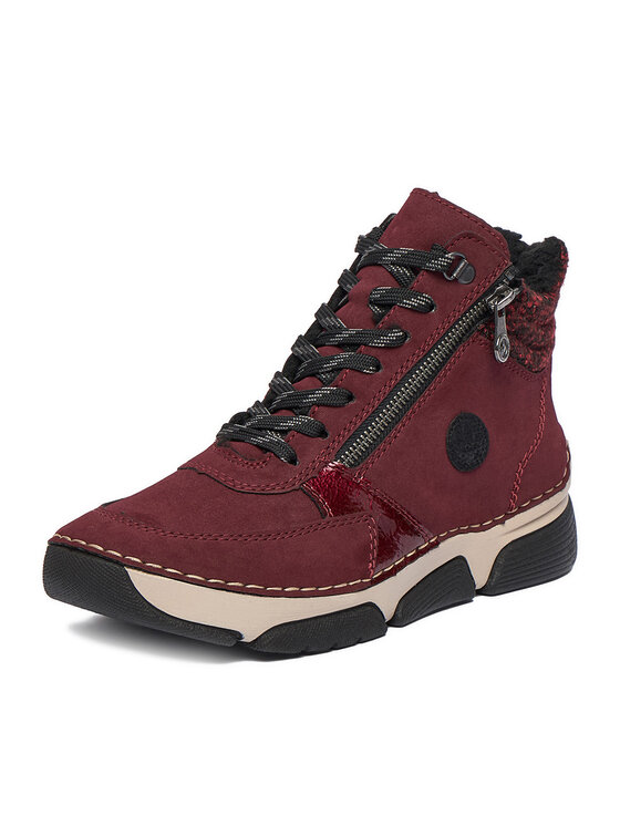 Rieker Rieker Schnürschuhe 45960-35 Dunkelrot