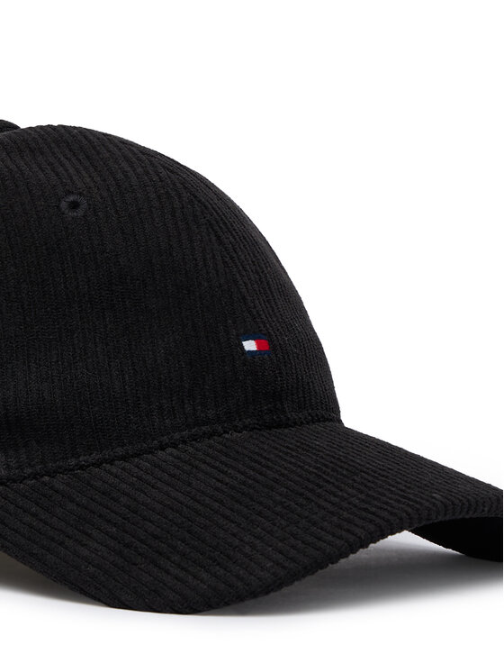 Tommy Hilfiger Tommy Hilfiger Kepurė su snapeliu Flag Cord 6 Panel AM0AM14530 Juoda
