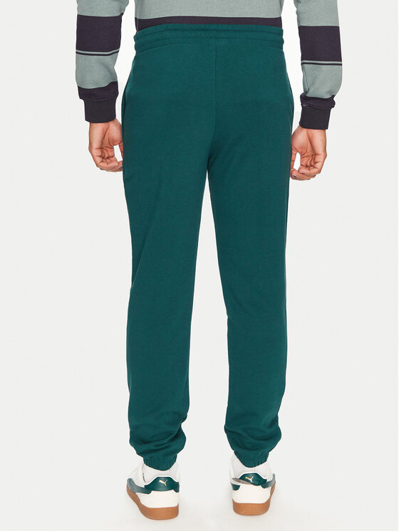 Puma Puma Teplákové kalhoty Sports Legacy Graphic 629631 Zelená Regular Fit
