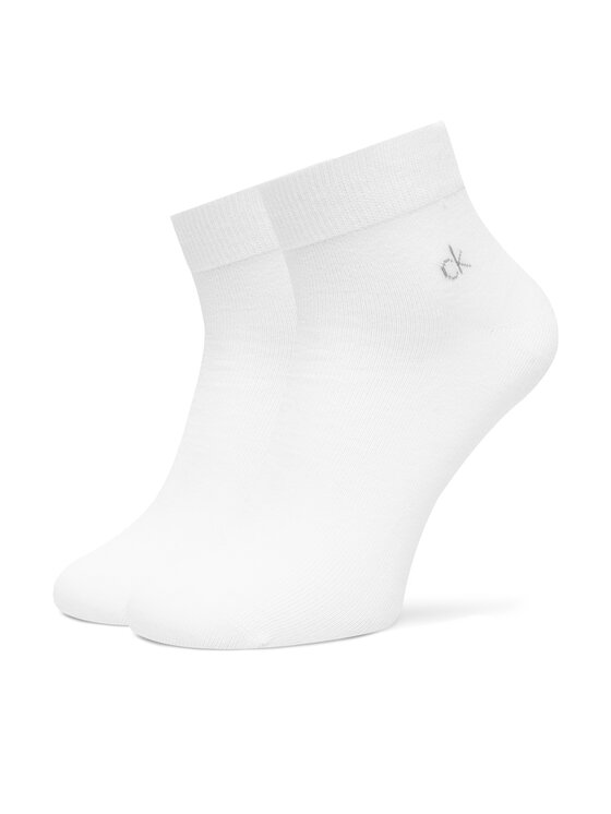 Calvin Klein Calvin Klein 3 vīriešu zemo zeķu pāru komplekts 701234209 Balts