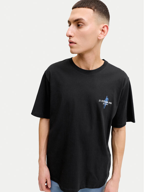 Jack & Jones Jack & Jones Póló Corals Tee 12288345 Fekete Regular Fit