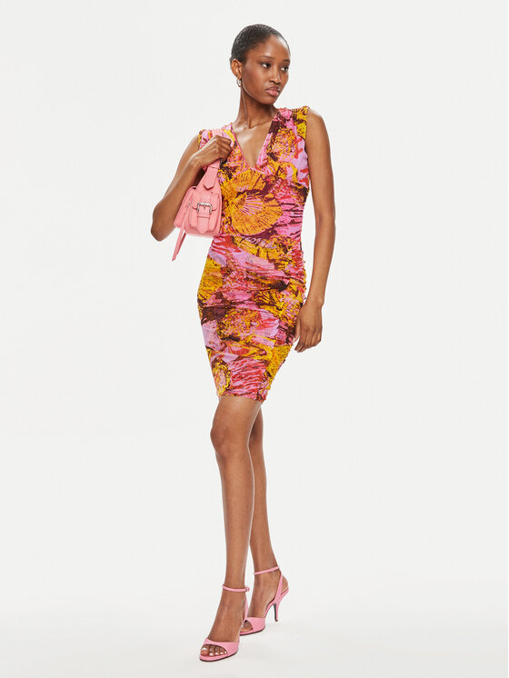 PINKO Pinko Sukienka koktajlowa Androgeo Abito 103224 A1OB Różowy Slim Fit