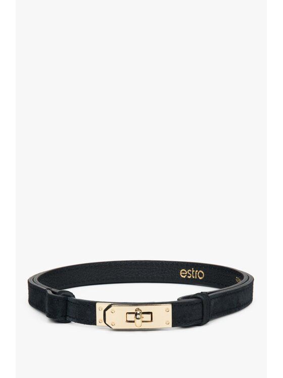 Estro Estro Ζώνη Γυναικεία ER00118658 Μαύρο