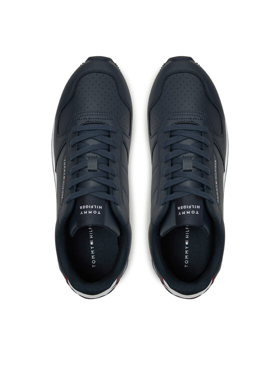 Tommy Hilfiger Tommy Hilfiger Снікерcи New Runner Eva Mix Lth Flag FM0FM05453 Cиній