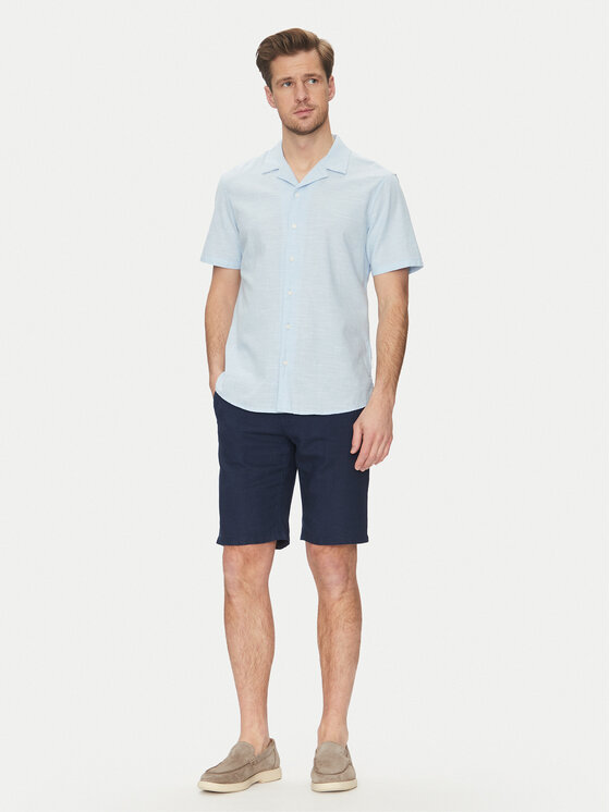 Blend Blend Szövet rövidnadrág 20717870 Sötétkék Regular Fit