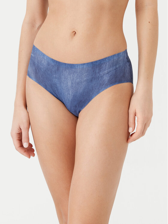 Chantelle Klasické nohavičky Soft Stretch C11D40 Modrá