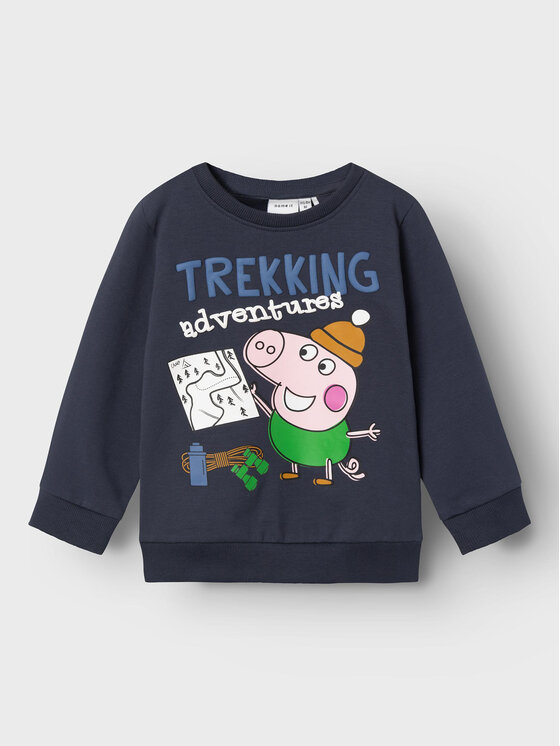 NAME IT NAME IT Pulóver PEPPA PIG Never 13231080 Sötétkék Regular Fit