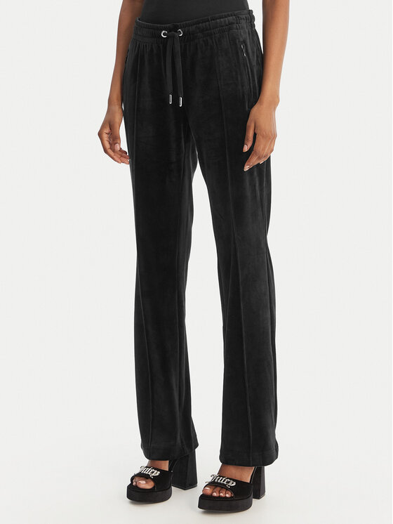 Juicy Couture Pantaloni trening Tina JCWBJ126327 Negru Straight Leg