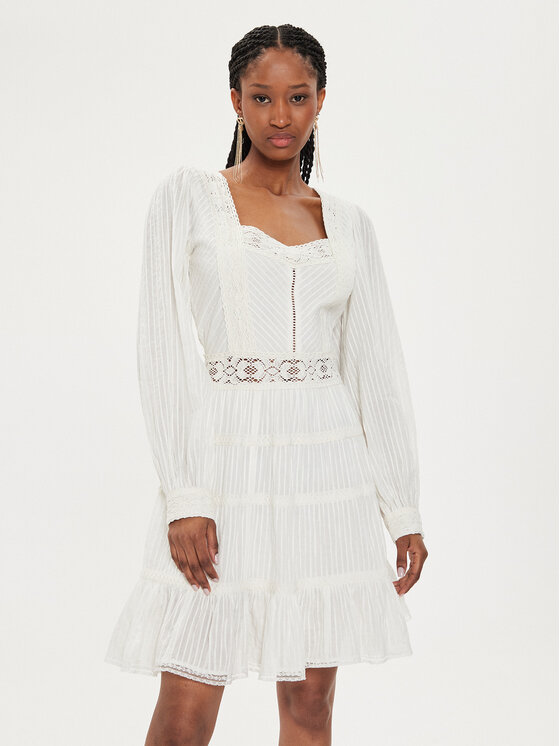 TWINSET TWINSET Rochie de vară 241TT2033 Écru Regular Fit
