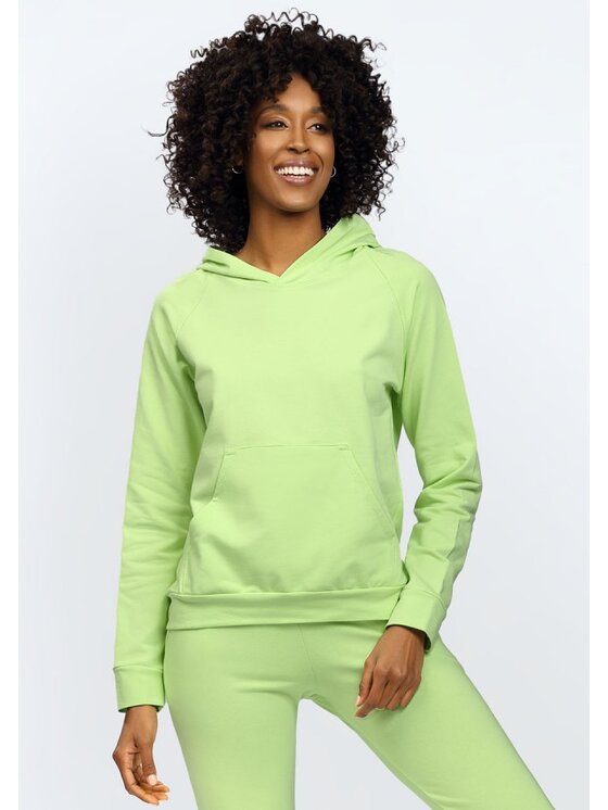 DKaren Sport DKaren Sport Bluza Seattle Zielony Slim Fit