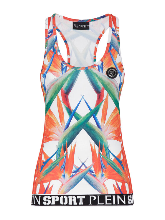 Plein Sport Plein Sport Tank top 2183 Biela Skin Tight Fit