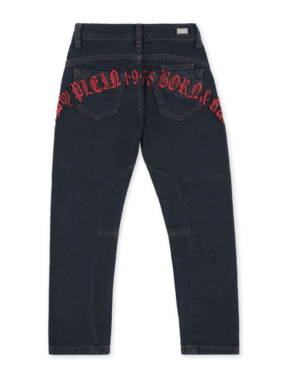 PHILIPP PLEIN PHILIPP PLEIN Jeansy 30305 Czarny Straight Fit