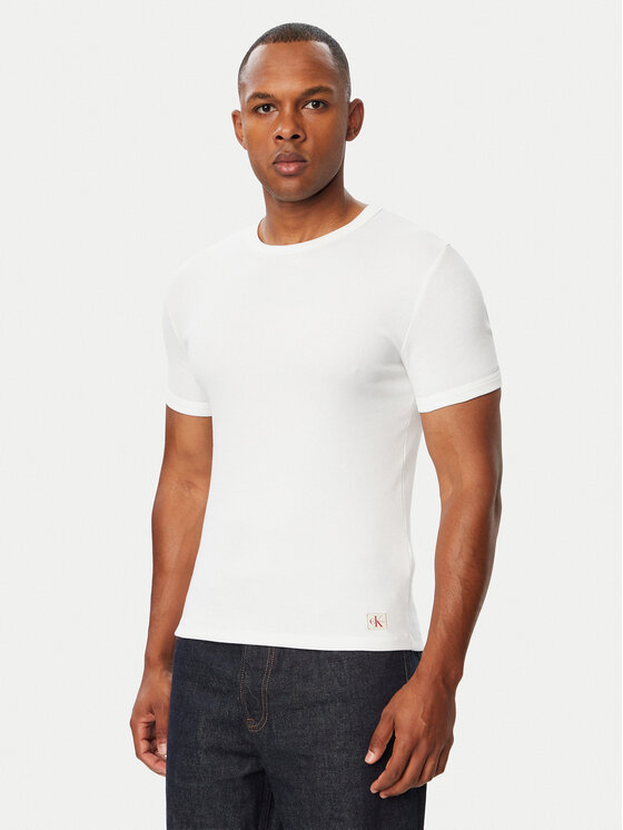 Calvin Klein Jeans Calvin Klein Jeans T-särk LV04RG214G Valge Slim Fit