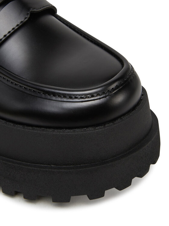 Buffalo Buffalo Čevlji brez vezalk Pluto Loafer 1624086 Črna