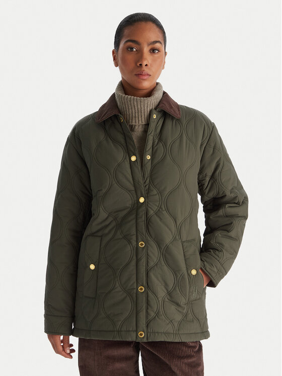 Hunter Hunter Prechodná bunda Witton HARW0004252 Zelená Regular Fit