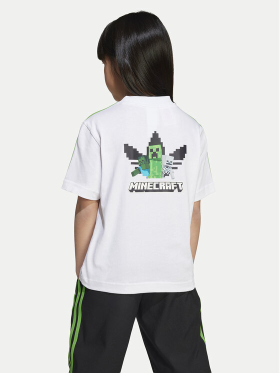 adidas adidas T-shirt Minecraft JW5329 Bianco Loose Fit