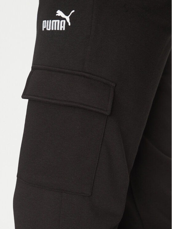 Puma Puma Спортивні штани Ess No. 1 Logo Cargo 682661 Чорний Regular Fit
