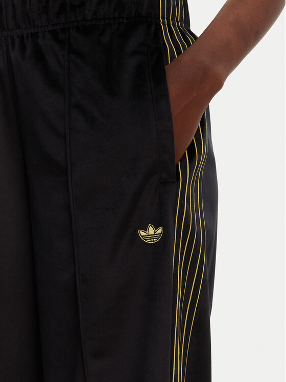 adidas adidas Spodnie dresowe Velour JI5755 Czarny Regular Fit