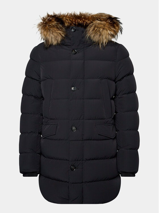 Hetregó Hetregó Kurtka puchowa Parker 8K436M 23WU07 Czarny Regular Fit