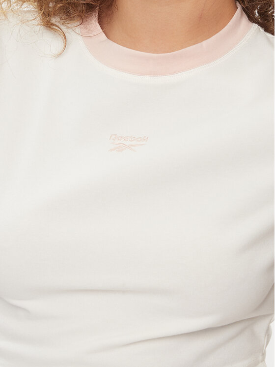 Reebok Reebok T-Shirt II5587 Biały Fitted Fit