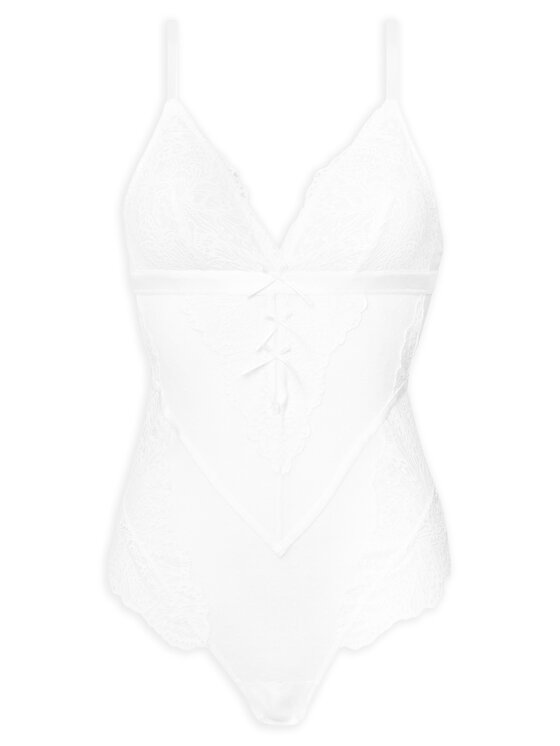 Hunkemöller Hunkemöller Боді Posie 301853 Білий