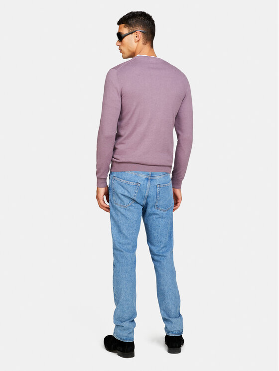Sisley Sisley Džemper 10F2S1C78 Ljubičasta Slim Fit