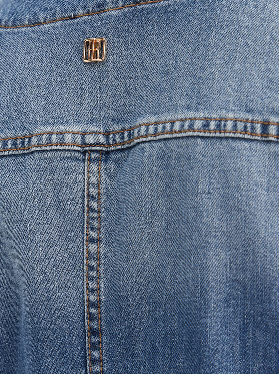 Fracomina Fracomina Kurtka jeansowa FR26SJ4007D40902 Niebieski Regular Fit