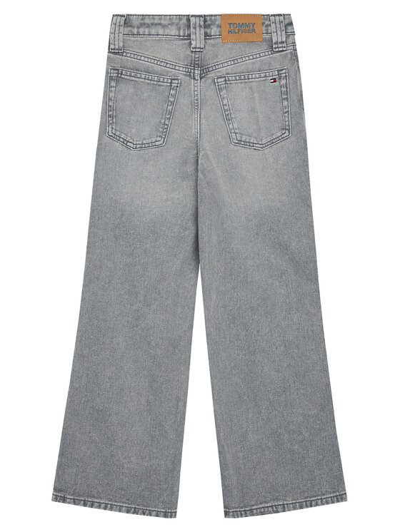 Tommy Hilfiger Tommy Hilfiger Дънки Mabel KG0KG08647 Сив Wide Leg