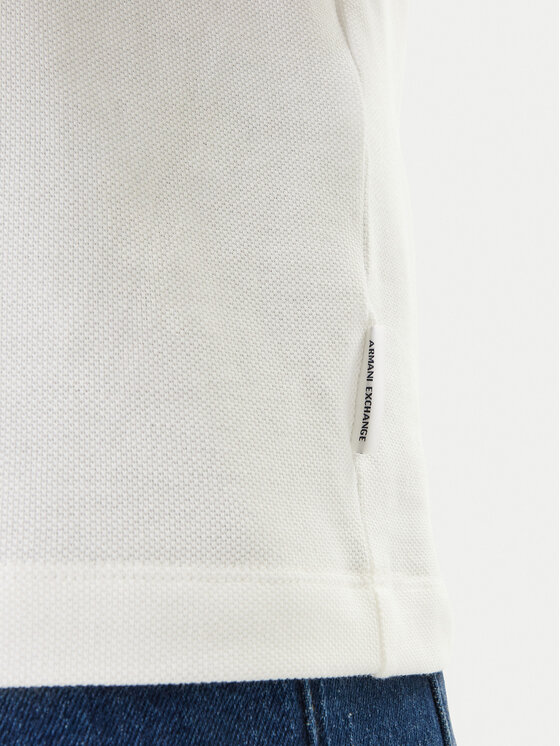 Armani Exchange Armani Exchange Polo marškinėliai XM002350 AF10366 U0009 Balta Regular Fit