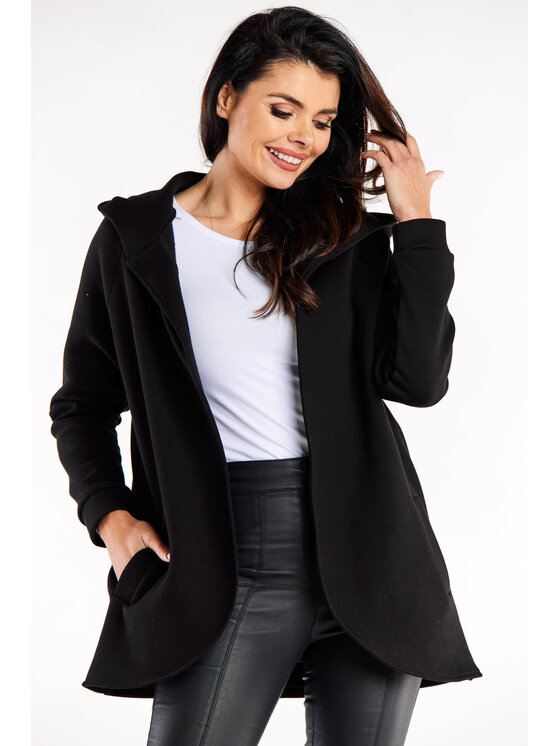 Infinite You Infinite You Mikina M327 Čierna Basic Fit