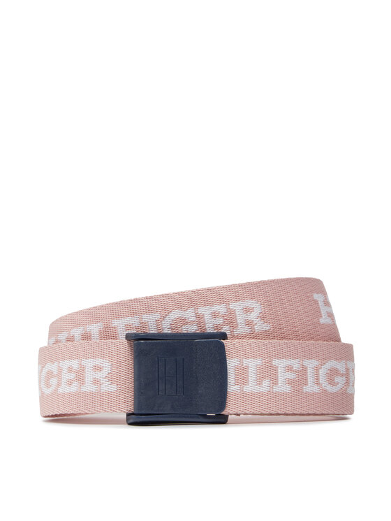 Tommy Hilfiger Bērnu josta Webbing Belt AU0AU01854 Rozā