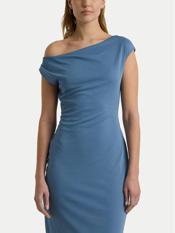 LAUREN RALPH LAUREN Lauren Ralph Lauren Koktel haljina 250933454002 Plava Slim Fit