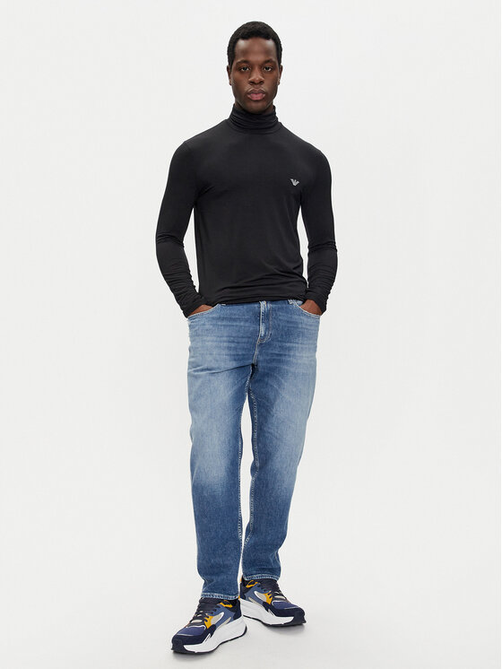 Emporio Armani Underwear Emporio Armani Underwear Rollkragenpullover 112066 4F511 00020 Schwarz Slim Fit