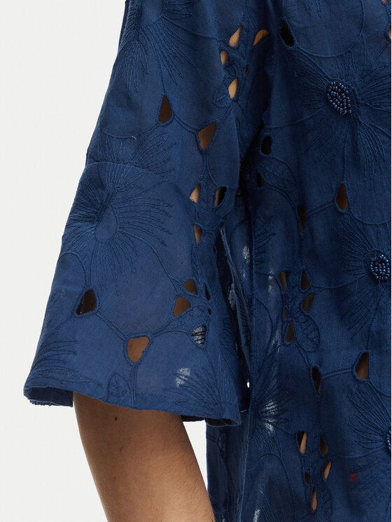 Iconique Iconique Poletna obleka Romina IC26-003 Modra Relaxed Fit