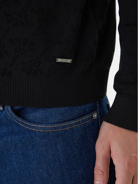 JOOP! JOOP! Megztinis 17 JK-26Cahilo 30047704 Juoda Modern Fit