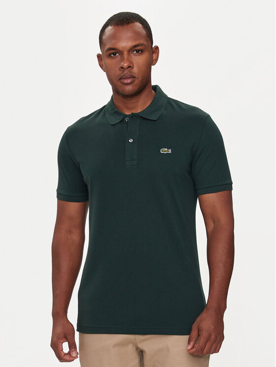 Lacoste Polo PH4012 Zaļš Slim Fit