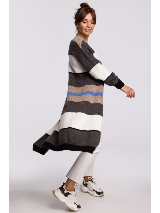 BeWear BeWear Kardigán bk055 Biela Baggy Fit
