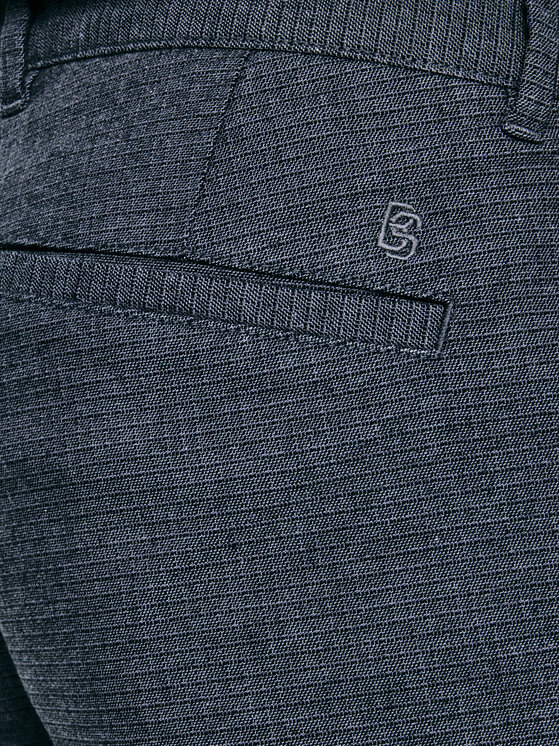 BIG STAR BIG STAR Chinosy MARCOS Niebieski Slim Fit