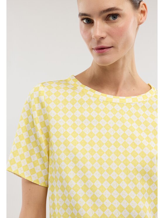 Trussardi Trussardi Top D000A000421N0LA Żółty Regular Fit