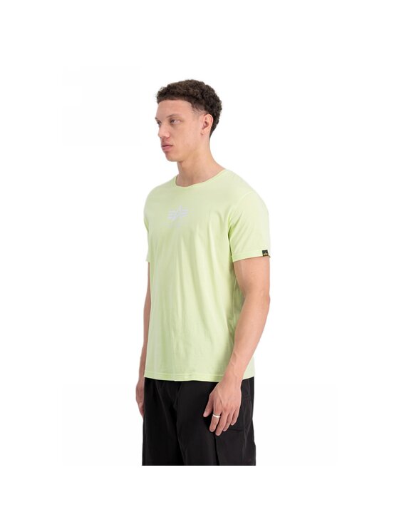 Alpha Industries Alpha Industries Tričko AI.118533-722-S Zelená Basic Fit