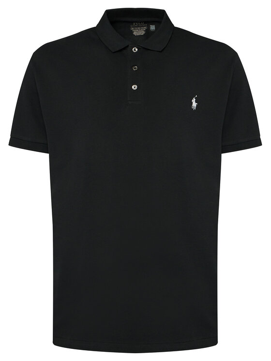 Polo Ralph Lauren Polo Ralph Lauren Тениска с яка и копчета 710941439038 Черен Custom Slim Fit