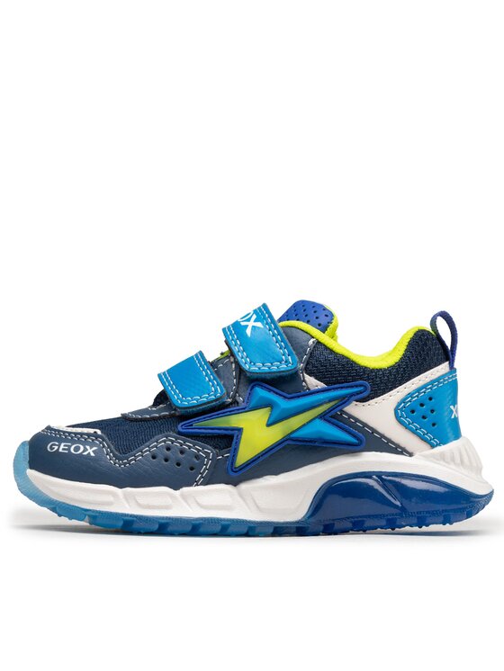 Geox Jungen Sneaker ‚Spaziale Boy‘ – Leichter Sportschuh Aus Synthetik Mit Gummisohle