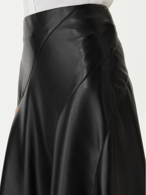 BOSS BOSS Спідниця зі штучної шкіри Vicena1 50556926 Чорний Regular Fit