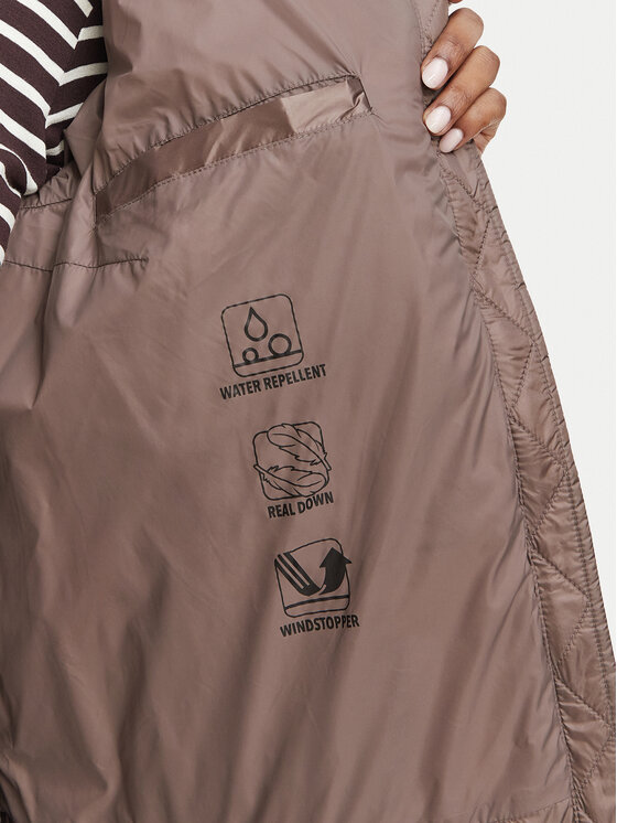 Bomboogie Bomboogie Kurtka puchowa Rome GW6012TDLC6 Brązowy Regular Fit