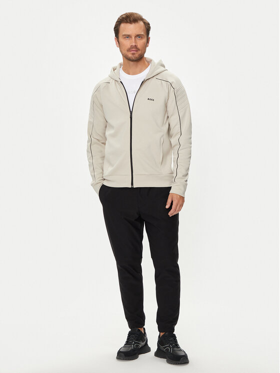 BOSS Boss Felpa Saggy 1 50518197 Écru Regular Fit