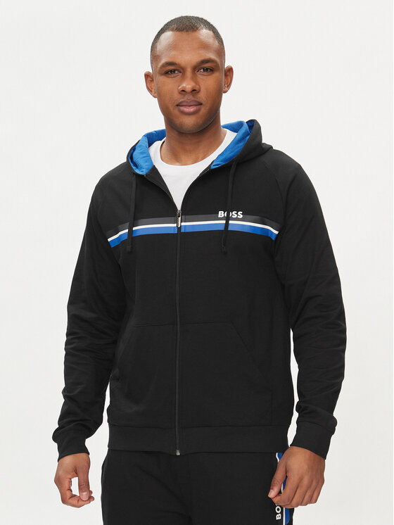 Boss Mikina Authentic 50515138 Čierna Regular Fit