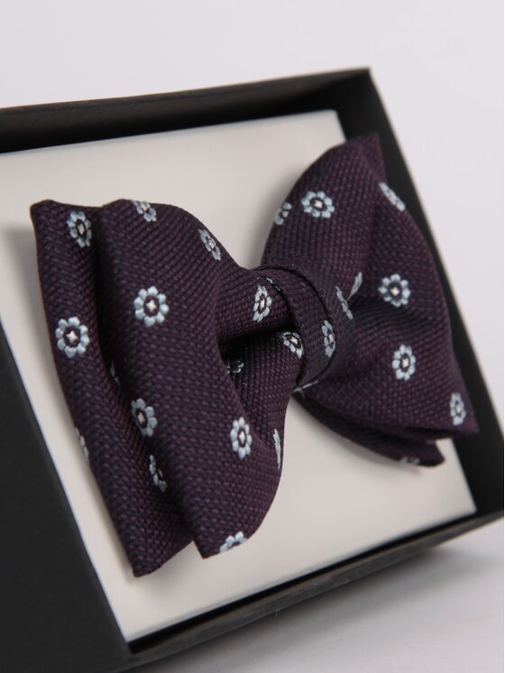 ELSNER ELSNER Παπιγιόν BUTTERFLY Z JEDWABNEGO ŻAKARDU A5256 Μωβ