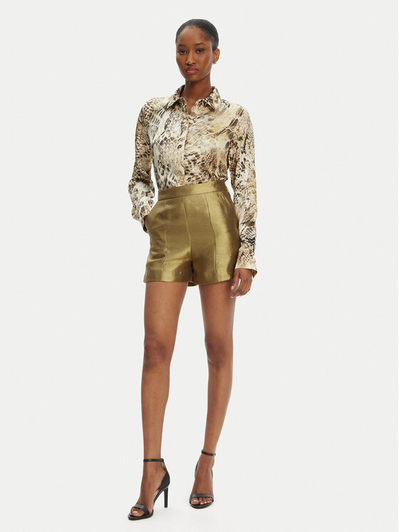 Marciano Guess Marciano Guess Шорти от плат 5GGD24 7312A Златист Regular Fit