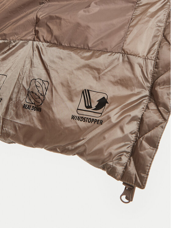 Bomboogie Bomboogie Пухено яке CW636LTDLC4 Кафяв Regular Fit