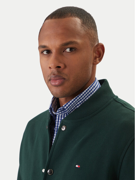 Tommy Hilfiger Tommy Hilfiger Bomber dzseki Essential MW0MW42470 Zöld Regular Fit